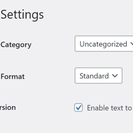 WordPress Emoji Settings Plugin
