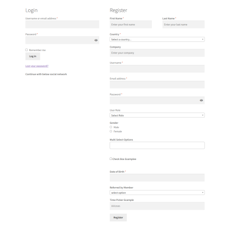 Custom Registration Fields for WooCommerce