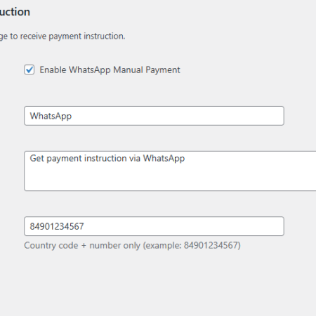WhatsApp Contact Gateway for WooCommerce